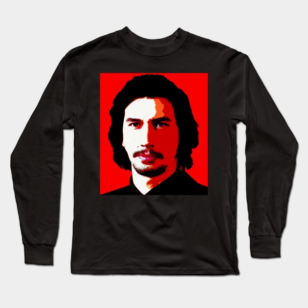 adam driver Long Sleeve T-Shirt by oryan80